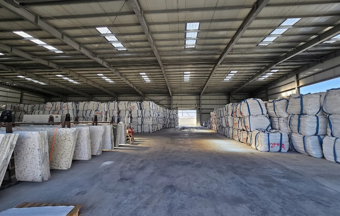 Big-bag stock ready to dispatch